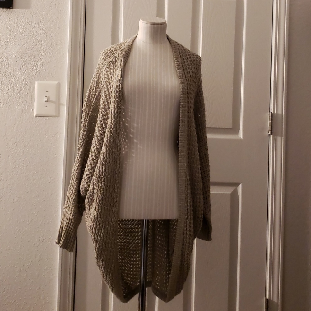 American Eagle open front sweater